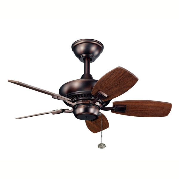 Canfield 30-Inch Oil Brushed Bronze Ceiling Fan, image 1