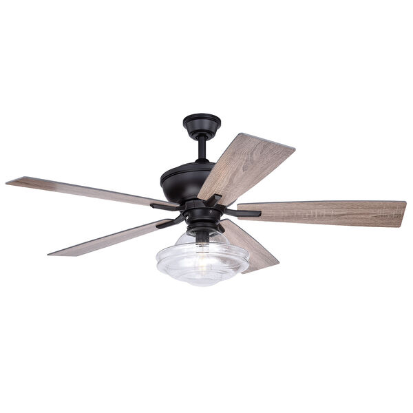 Huntley Bronze 52-Inch Ceiling Fan With Light Kit, image 1