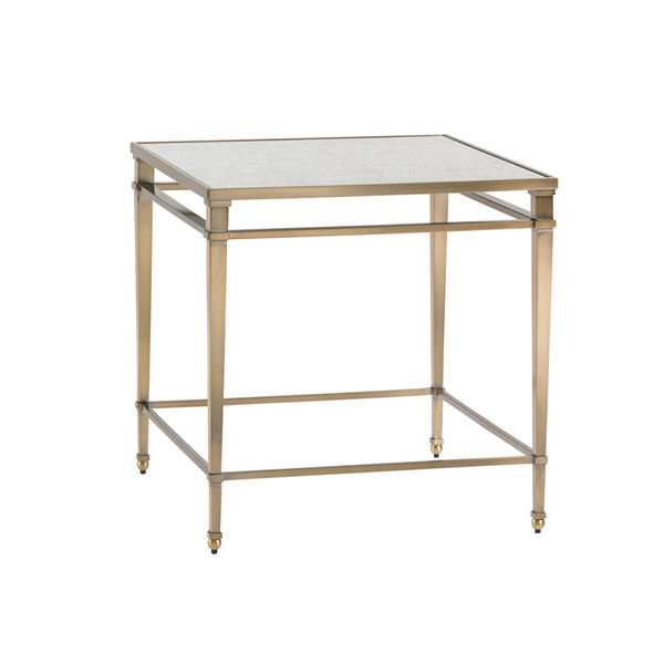 Kensington Place Gold Maxfield Metal Lamp Table, image 1