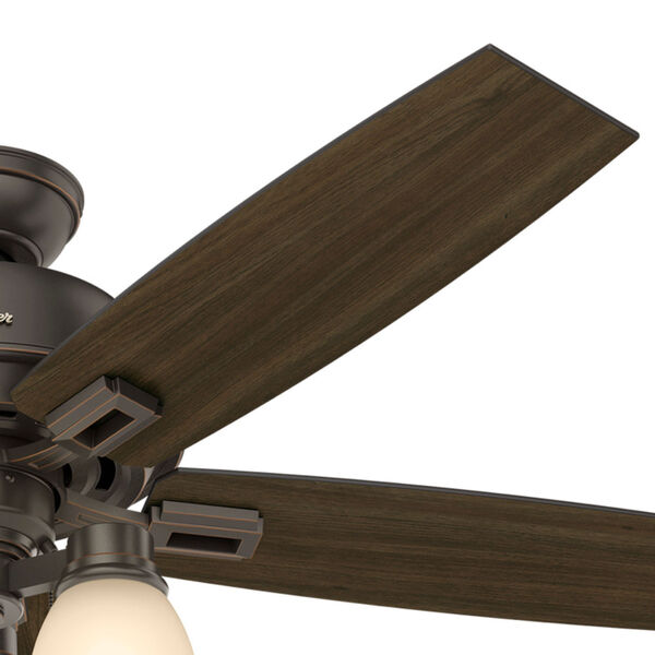 Donegan Onyx Bengal 52-Inch Three-Light LED Adjustable Ceiling Fan, image 8