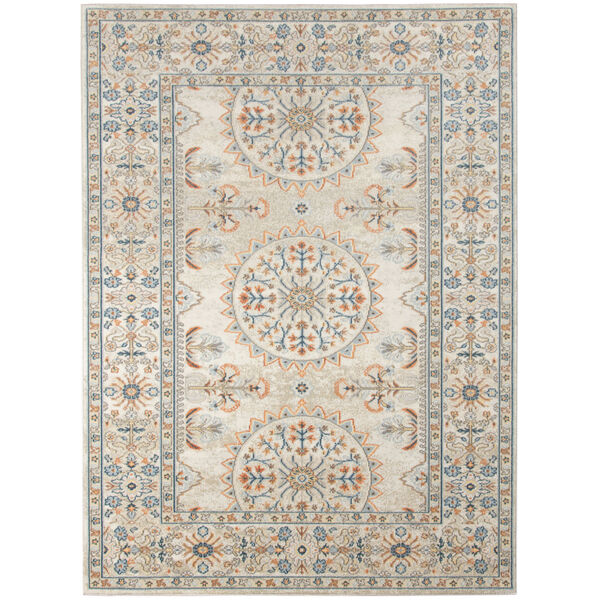 Bohemian Tan Rectangle 5 Ft. 1 In. x 7 Ft. 6 In. Rug, image 1