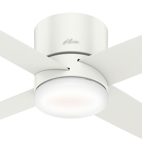 Advocate Low Profile Fresh White 54-Inch DC Motor Smart LED Ceiling Fan, image 4
