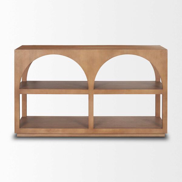 Bela Brown Small Arched Console Table, image 2