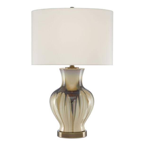 Muscadine Cream and Brown One-Light Table Lamp, image 3
