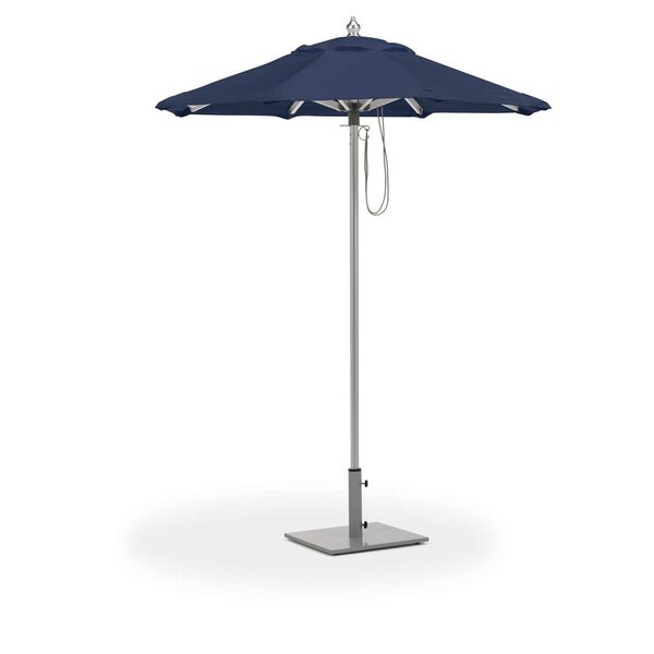 Navy Six-Feet Outdoor Octagonal Umbrella, image 1