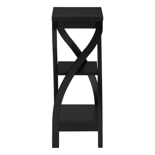 Contemporary Black Accent Table, image 3