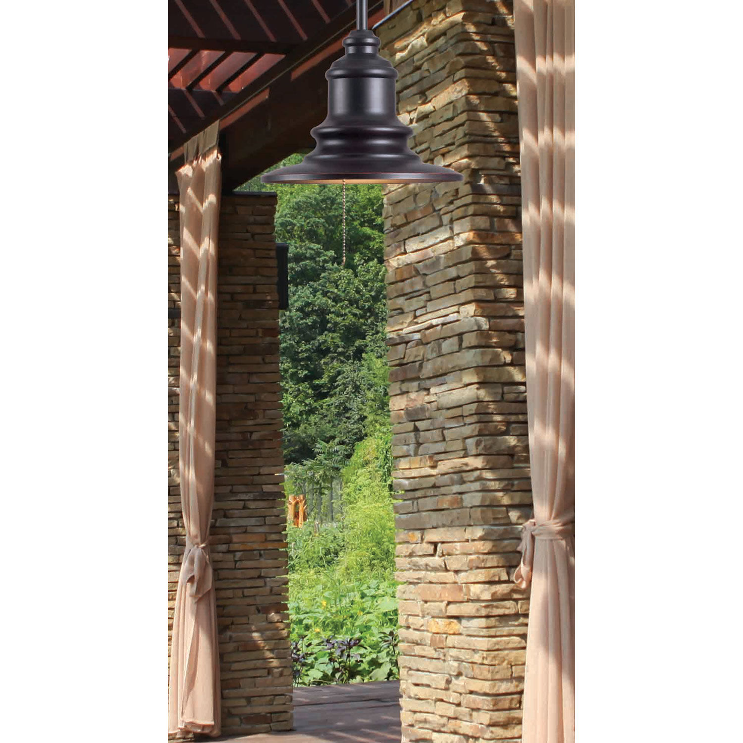 Kenroy Home Broadcast Oil Rubbed Bronze Single Light Outdoor 
