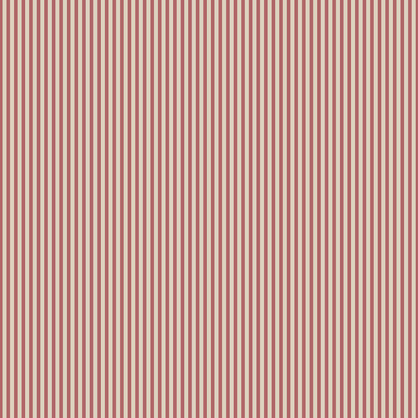 Red and Cream 3mm Stripe Wallpaper - SAMPLE SWATCH ONLY, image 1