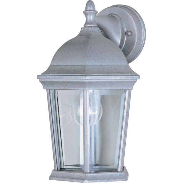 Builder Cast Pewter One-Light Eight-Inch Outdoor Wall Sconce, image 1