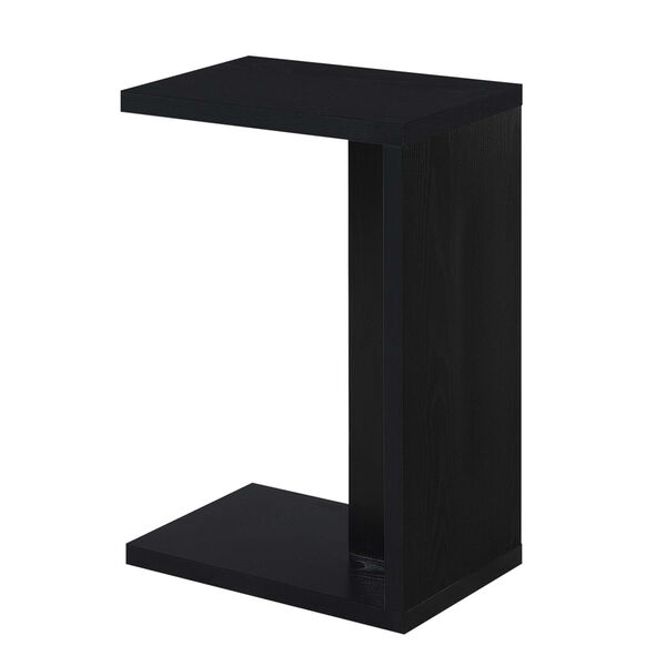 Northfield Black 16-Inch C Shaped End Table, image 3