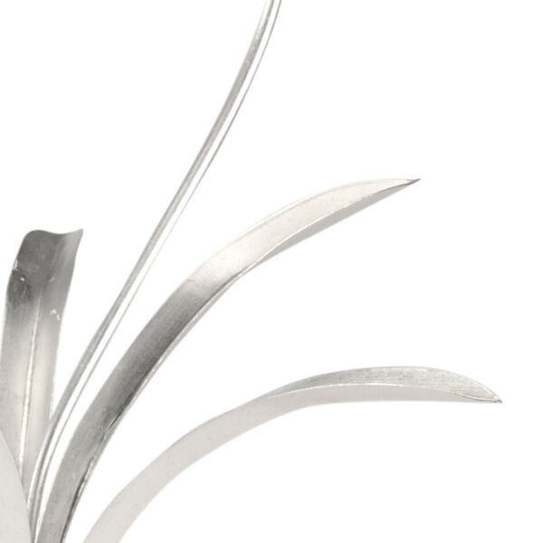 Silver  Orchid Stem Home Decor, image 2