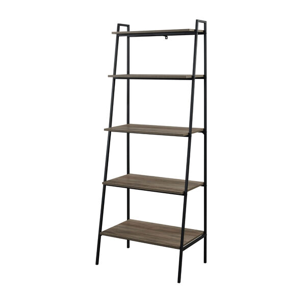 Grey Ladder Bookcase, image 6