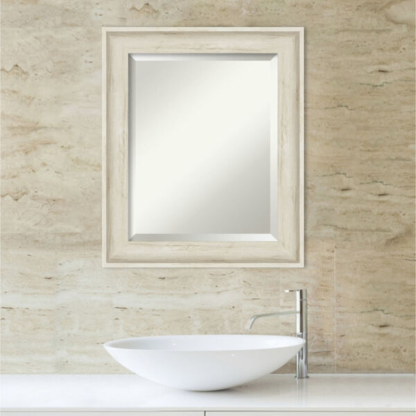 Regal White 21W X 25H-Inch Bathroom Vanity Wall Mirror, image 5