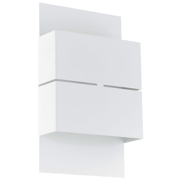Kibea White Two-Light LED Outdoor Wall Sconce, image 1