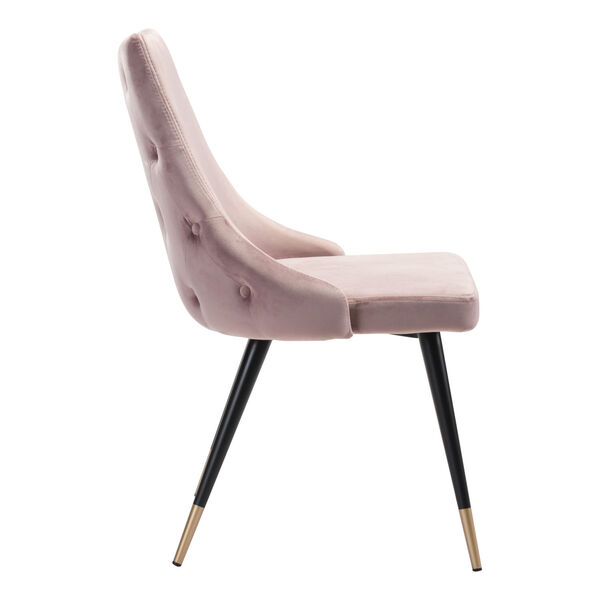 Piccolo Pink, Black and Gold Dining Chair, Set of Two, image 3