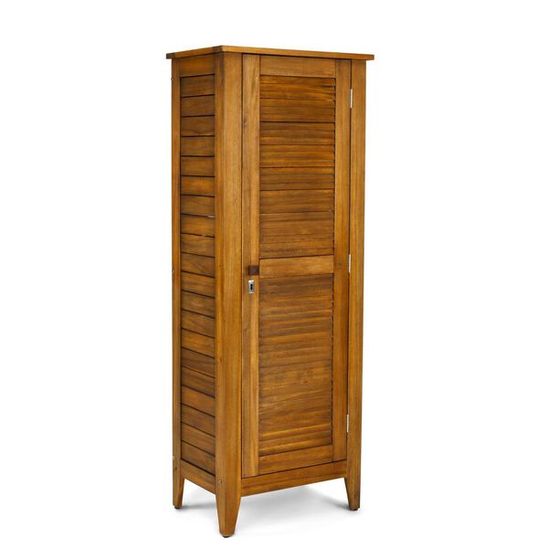 Maho Brown 24-Inch Outdoor Storage Cabinet, image 1