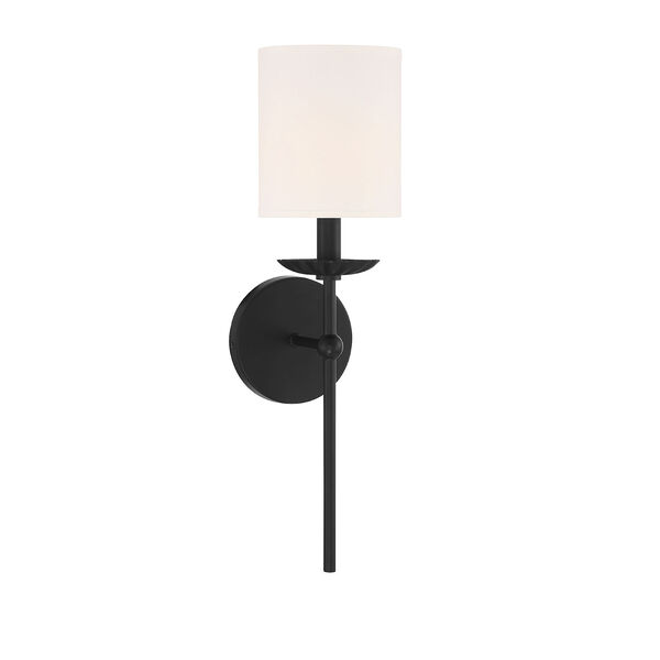 Lowry Matte Black 19-Inch One-Light Wall Sconce, image 4