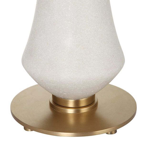 Marille Brushed Brass and Ivory One-Light Table Lamp, image 5