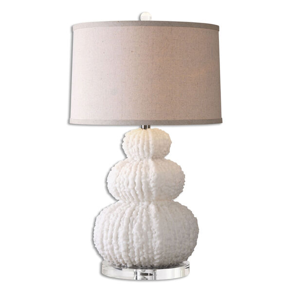 Fontanne Shell Ivory One-Light Table Lamp, image 1