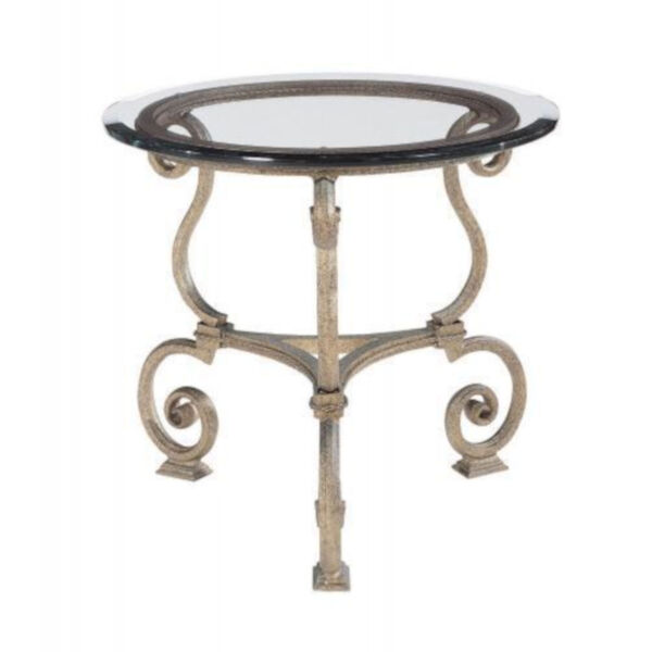Solano Aged Bronze Lamp Table, image 1