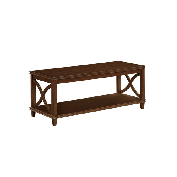 Florence Espresso 18-Inch Coffee Table, image 1