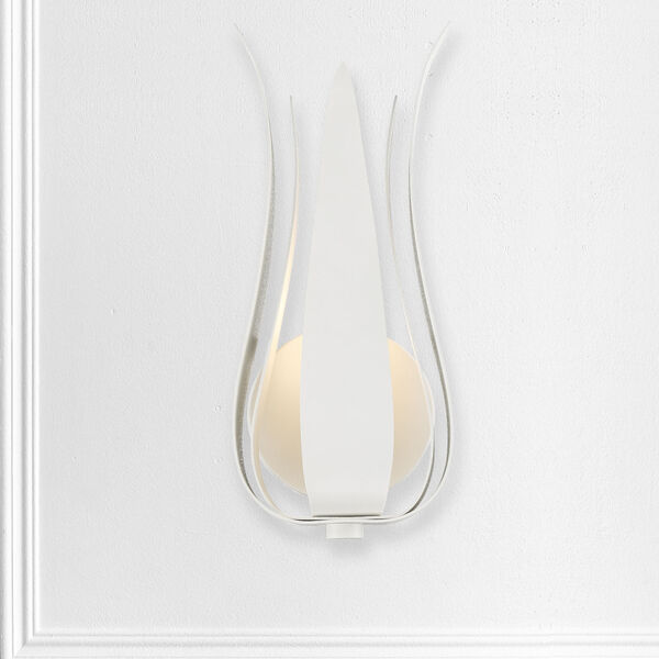 Broche Matte White One-Light Wall Sconce, image 3