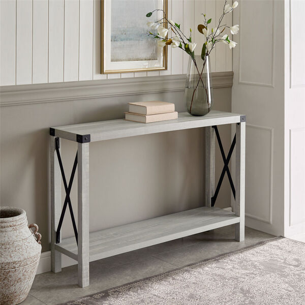 Stone Gray Entry Table, image 1