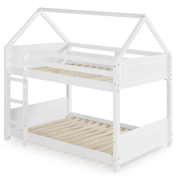 Emery White Twin Bunk Bed, image 4