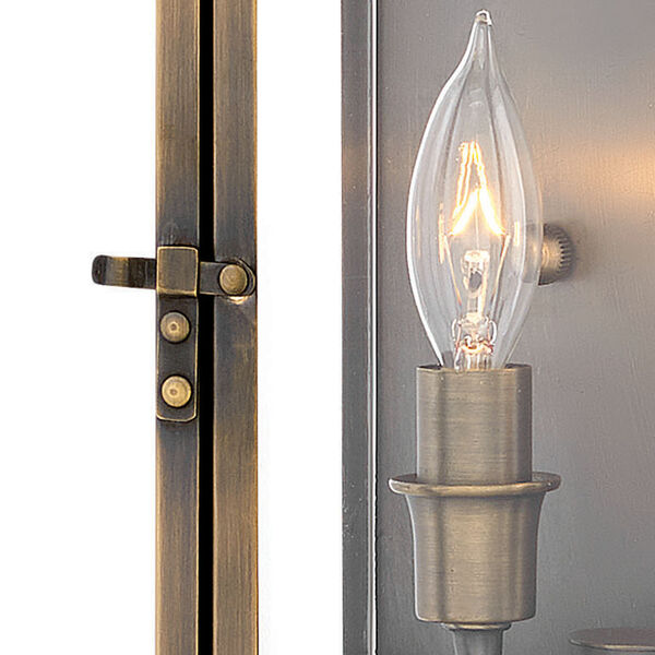 Hamilton Dark Antique Brass Two-Light Outdoor Small Wall Mount, image 8