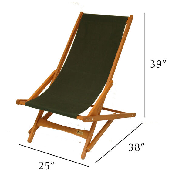 Pangean Green Glider Sling Chair, image 2