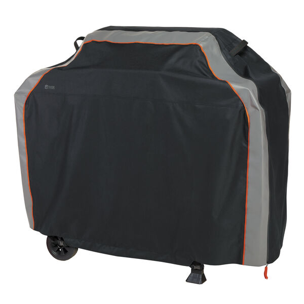 Aspen Black and Grey 64-Inch BBQ Grill Cover, image 1