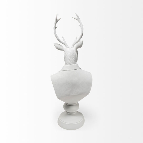Mozart White Resin Deer Figurine, image 5