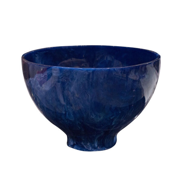 Blue Round Decorative Bowl, image 1