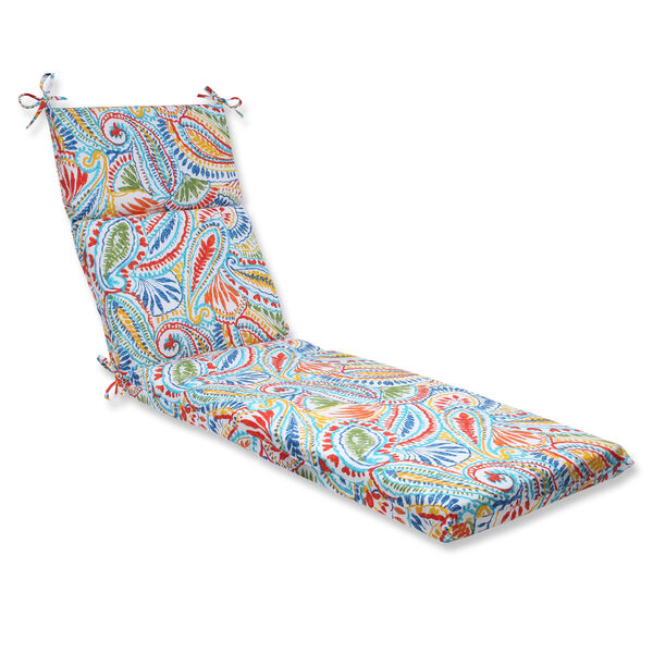 Ummi Multicolor Outdoor Chaise Lounge Cushion, image 1
