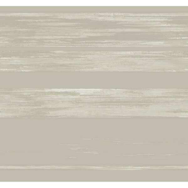 Ronald Redding 24 Karat Taupe Horizontal Dry Brush Wallpaper, image 2