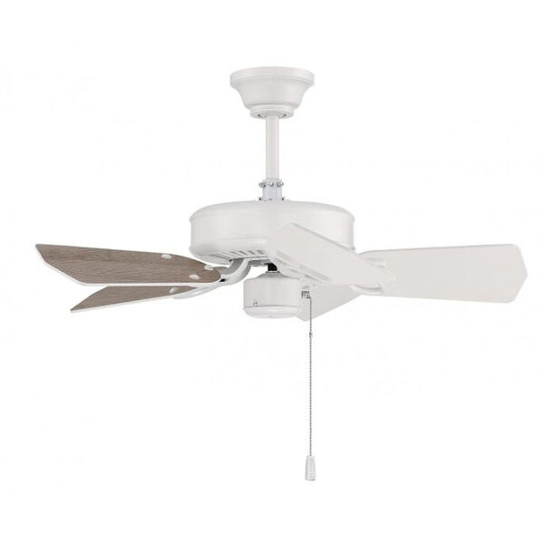 Piccolo White 30-Inch Ceiling Fan, image 1