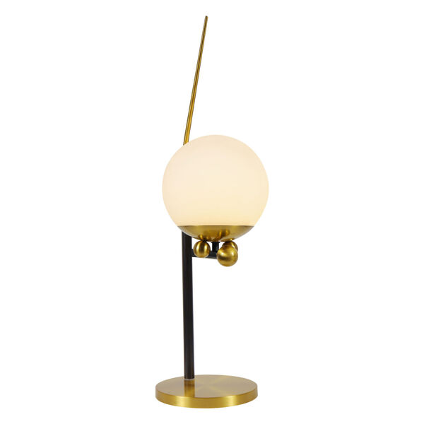 Chianti Oil Rubbed Bronze and Antique Brass LED Table Lamp, image 5