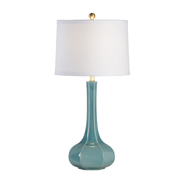 Turquoise One-Light Diego Table Lamp, image 1