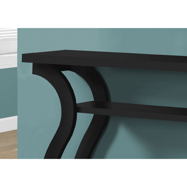 Black 12-Inch Console Table, image 3