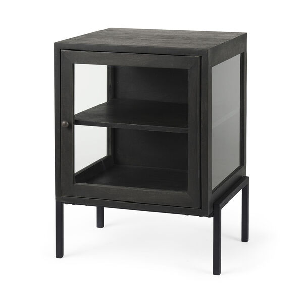 Arelius Brown and Black End Table, image 1