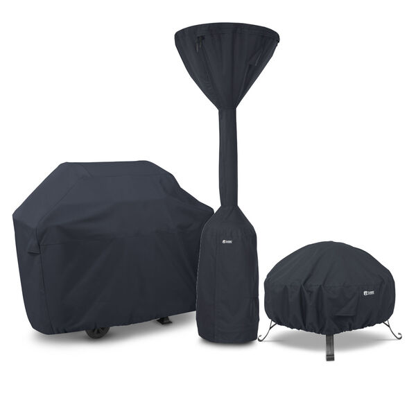 Poplar Black 30-Inch Kettle BBQ Grill Cover, image 3