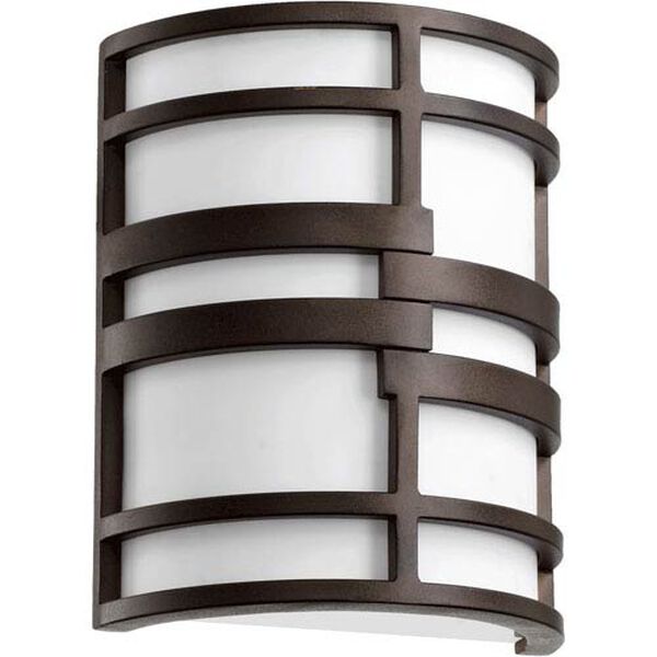 Solo Oiled Bronze Two Light Wall Sconce with White Glass, image 1