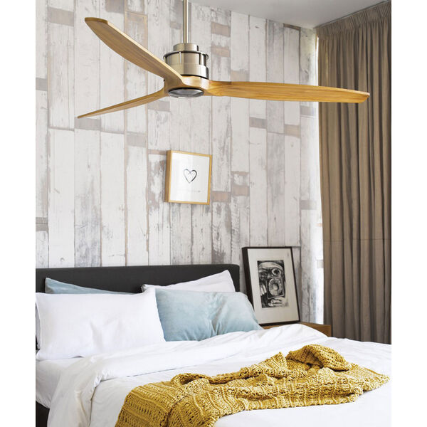 Lucci Air Airfusion Akmani Brushed Chrome 60-Inch DC Ceiling Fan, image 3