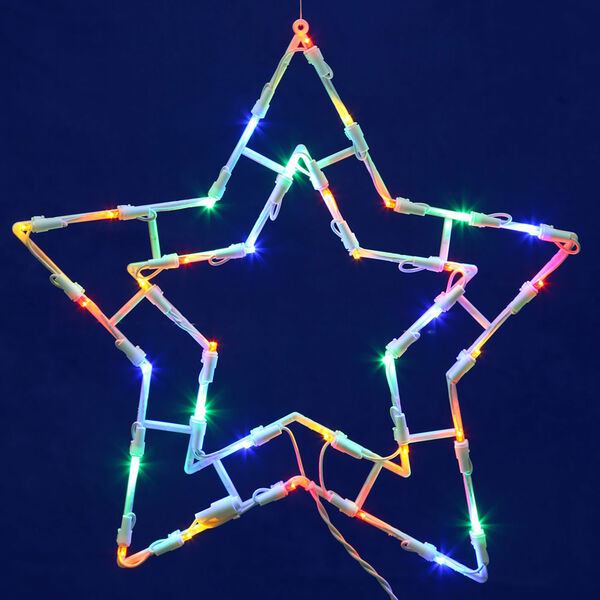 White LED Star Window Decor, image 1