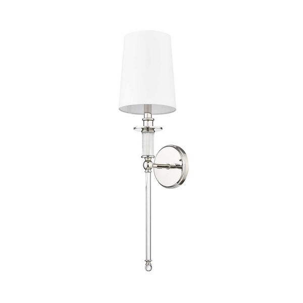 Polished Nickel Seven-Inch One-Light Wall Sconce, image 3
