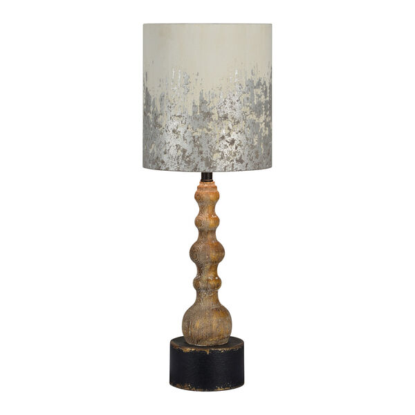 Knight Washed Wood One-Light 32-Inch Table Lamp, image 1
