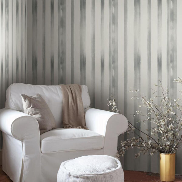Aviva Stanoff Grey Artisan Brush Wallpaper - SAMPLE SWATCH ONLY, image 2