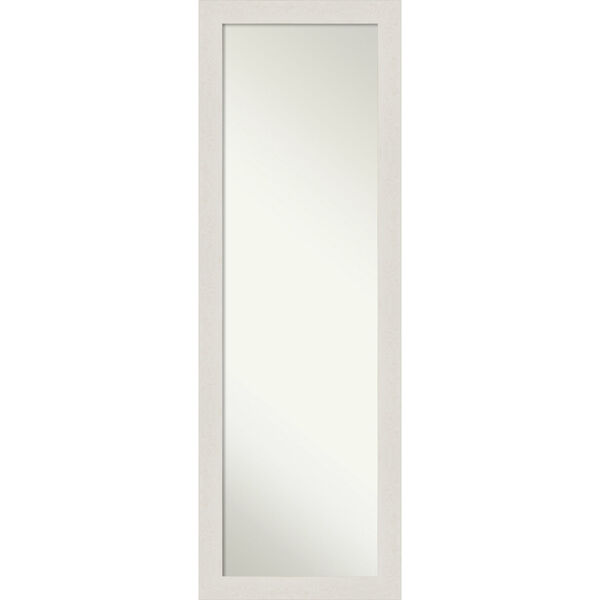 Rustic Plank White Full Length Mirror, image 1