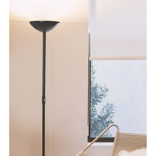 SkyLite Black Integrated LED Floor Lamp, image 4