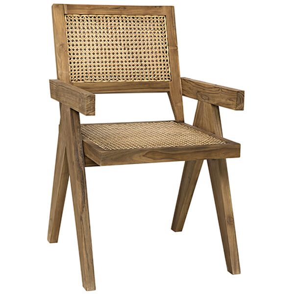 Jude Teak with Caning Chair, image 1